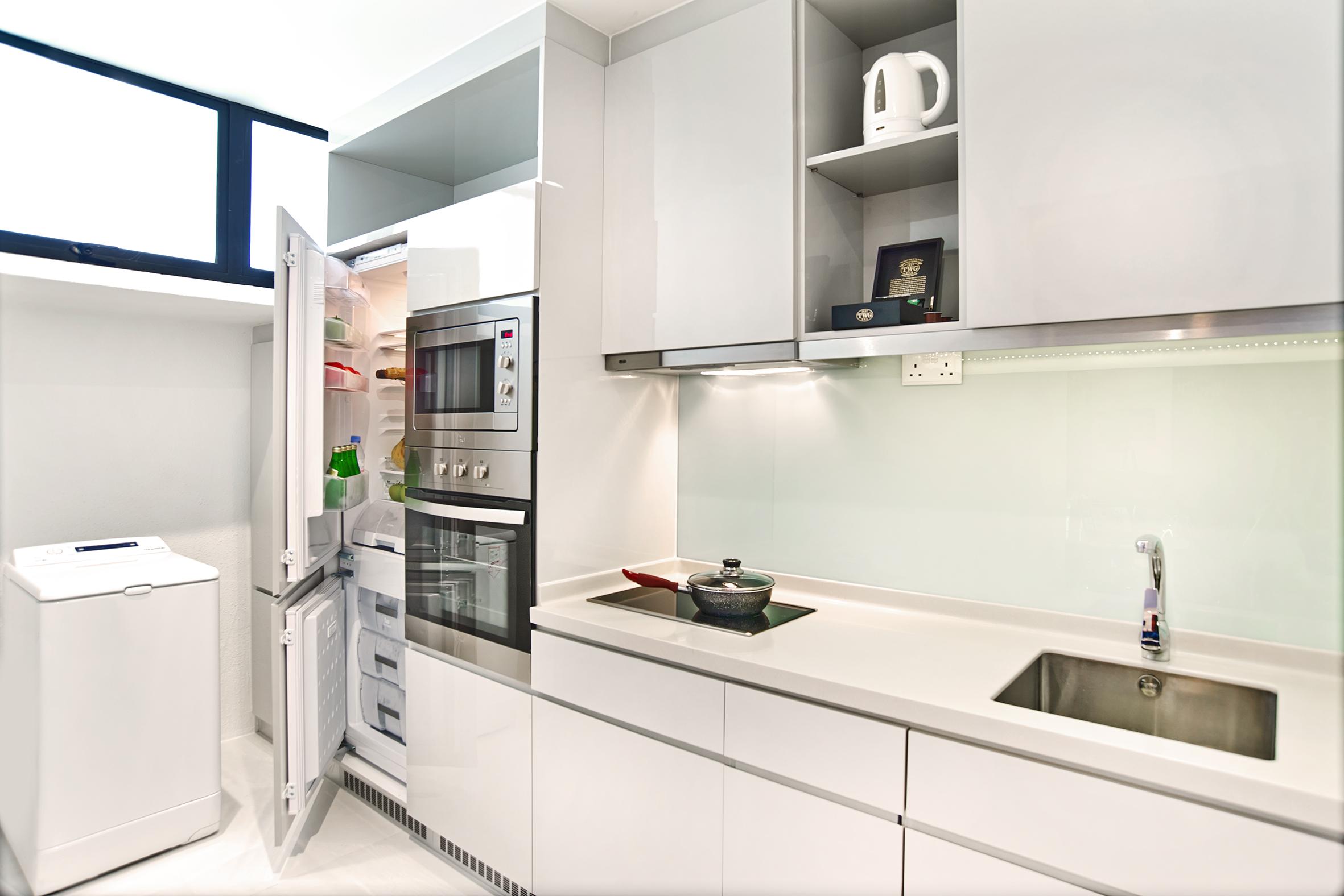 Goodwood Park Hotel Singapur Zewnętrze zdjęcie A typical kitchen in a serviced apartment