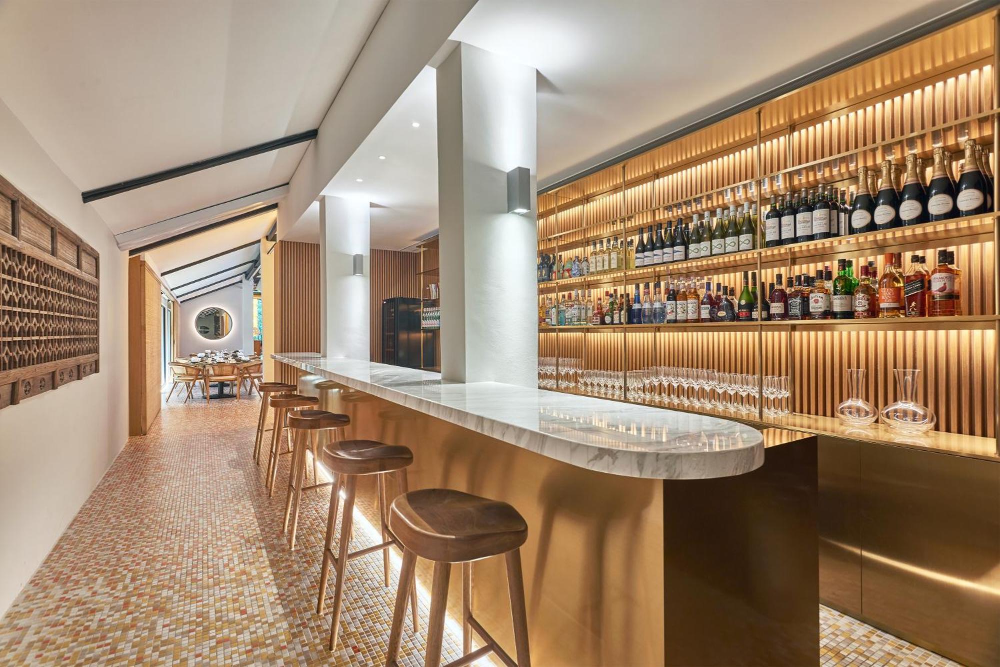 Goodwood Park Hotel Singapur Zewnętrze zdjęcie The bar at the restaurant
